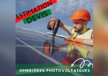 un technicien installe des panneaux photovoltaïque
