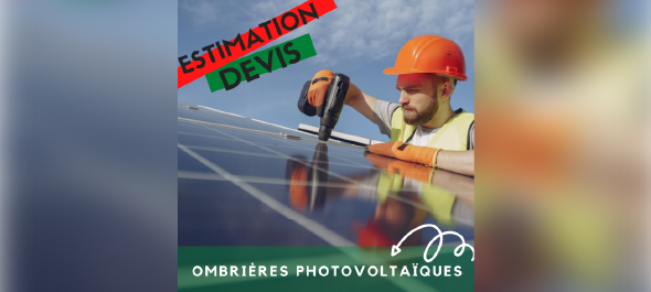 un technicien installe des panneaux photovoltaïque